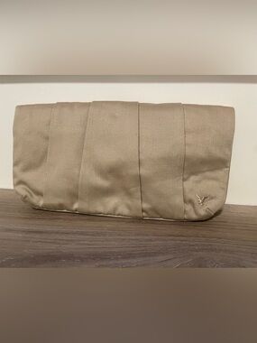 American Eagle Outfitters Taupe Pleated Clutch